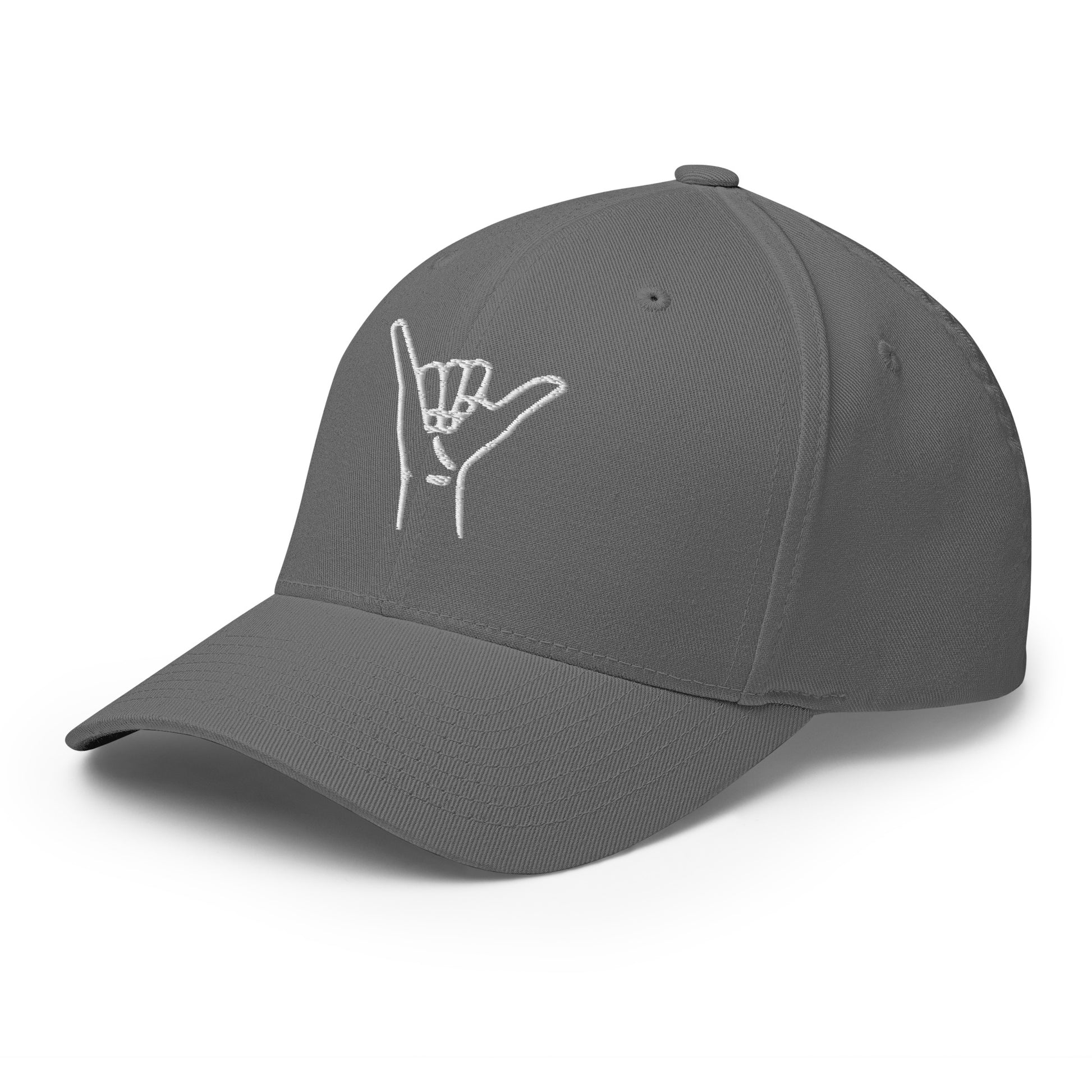Embroidered Shaka Fitted Hat