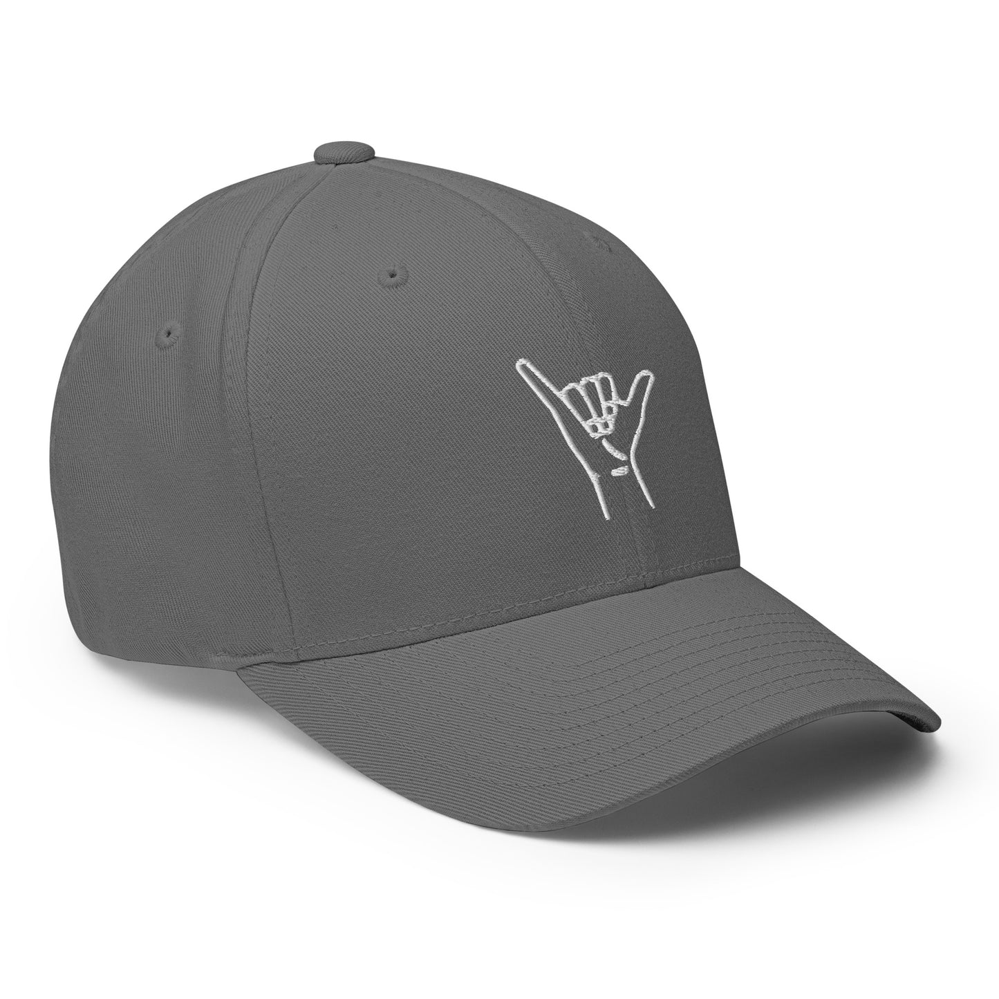 Embroidered Shaka Fitted Hat