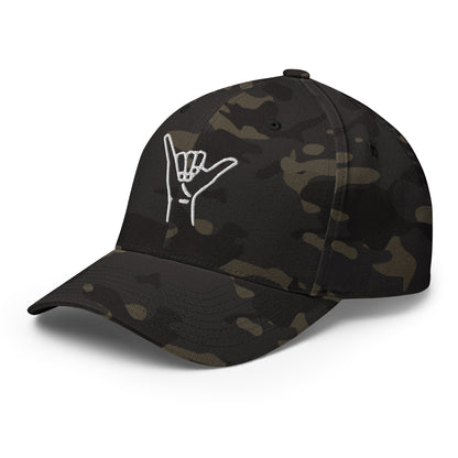 Embroidered Shaka Fitted Hat