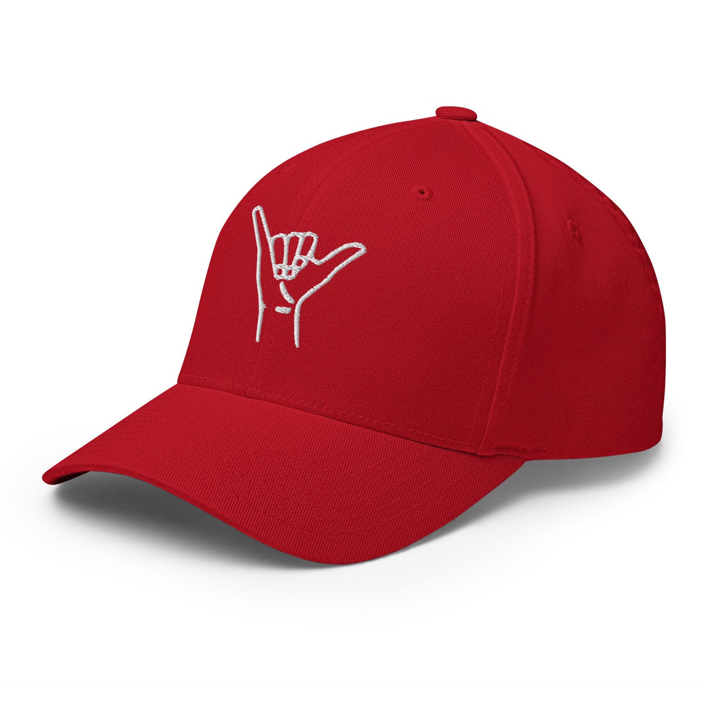Embroidered Shaka Fitted Hat