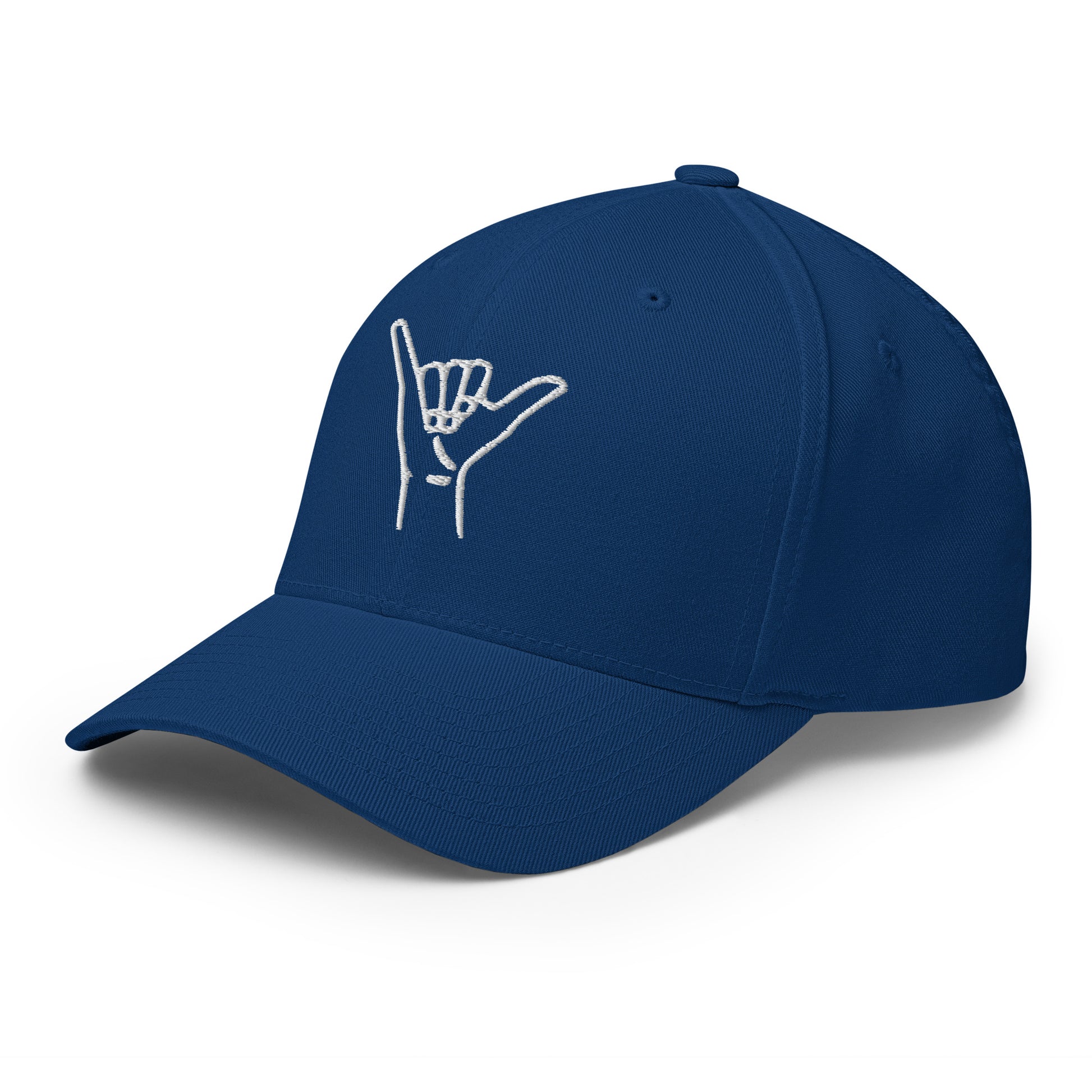 Embroidered Shaka Fitted Hat