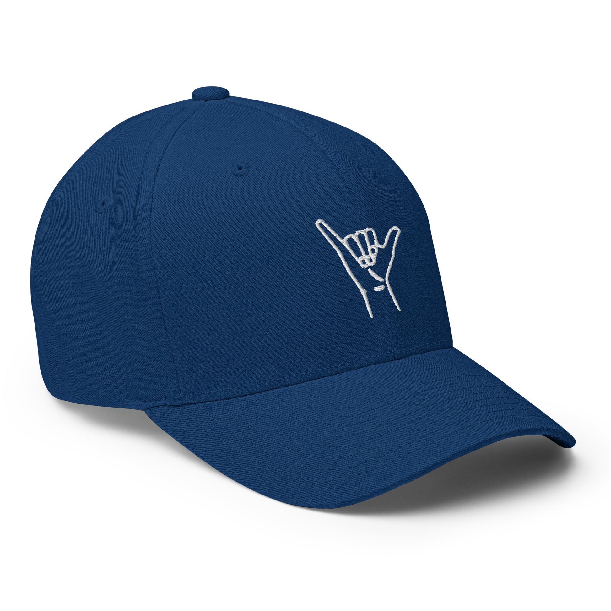 Embroidered Shaka Fitted Hat