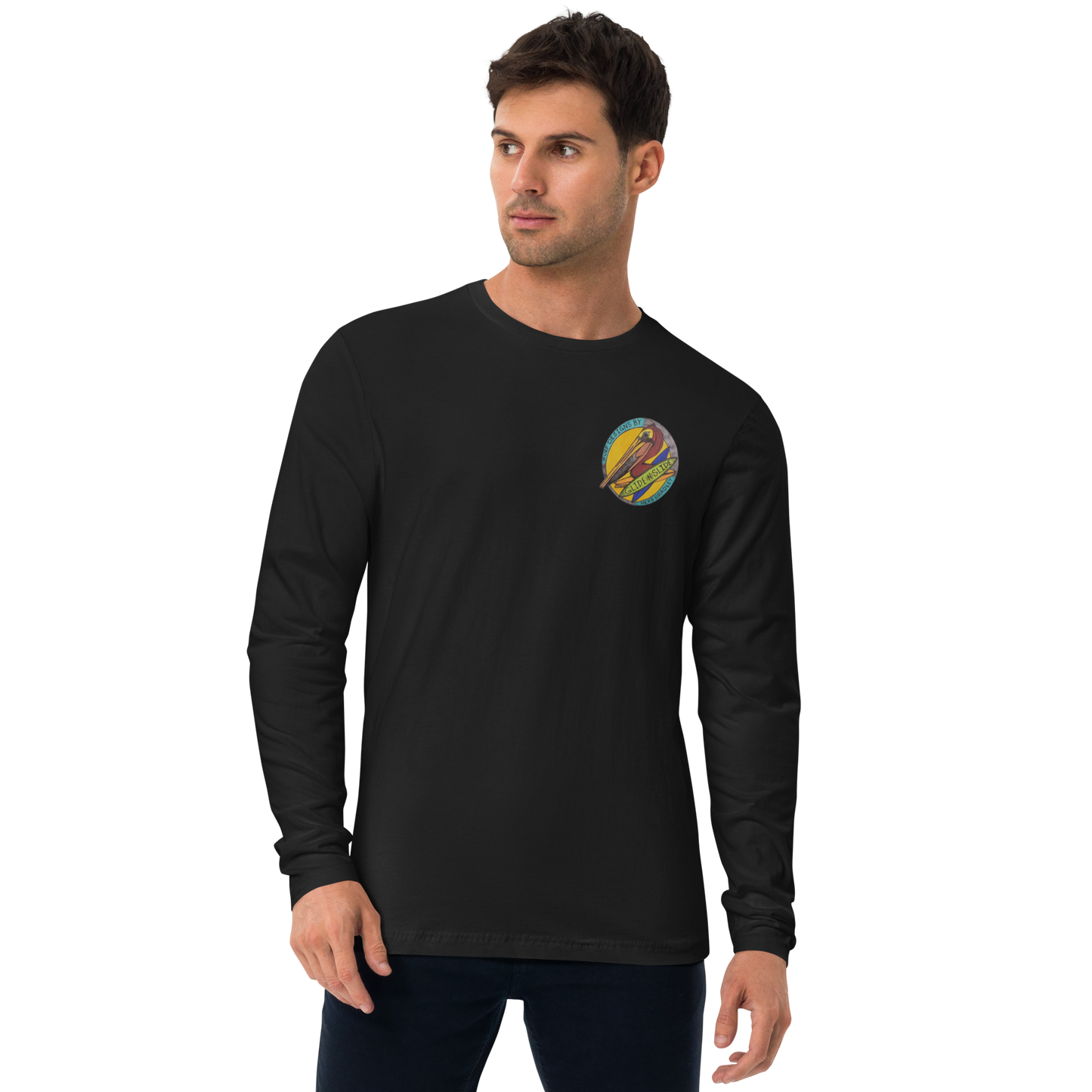 Men's, Glide -N- Slide, Long Sleeve Fitted T-Shirt