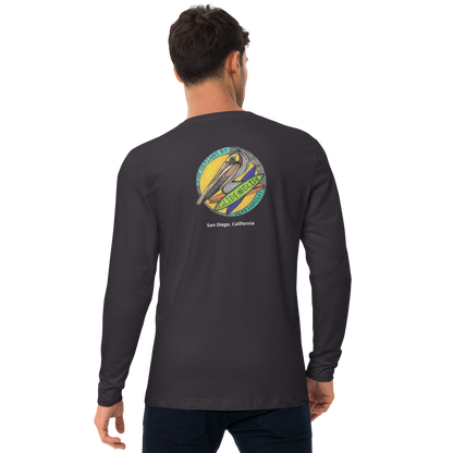 Men's, Glide -N- Slide, Long Sleeve Fitted T-Shirt