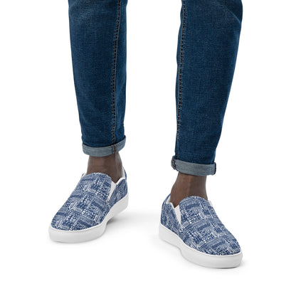 Men’s slip-on Aloha Print Canvas Shoes
