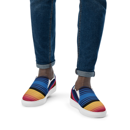 The Mexican Blanket Shoe slip on canvas shoes
