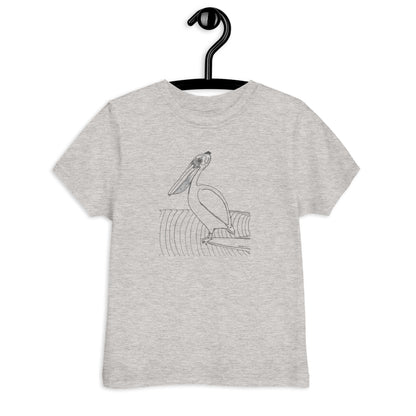 Toddler short sleeve T-shirt, Pelican Hanging Ten