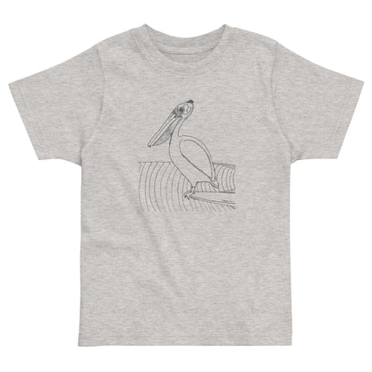 Toddler short sleeve T-shirt, Pelican Hanging Ten