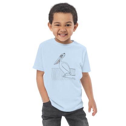 Toddler short sleeve T-shirt, Pelican Hanging Ten