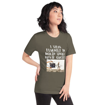 Unisex I speak fluently in North Shore movie quotes t-shirt