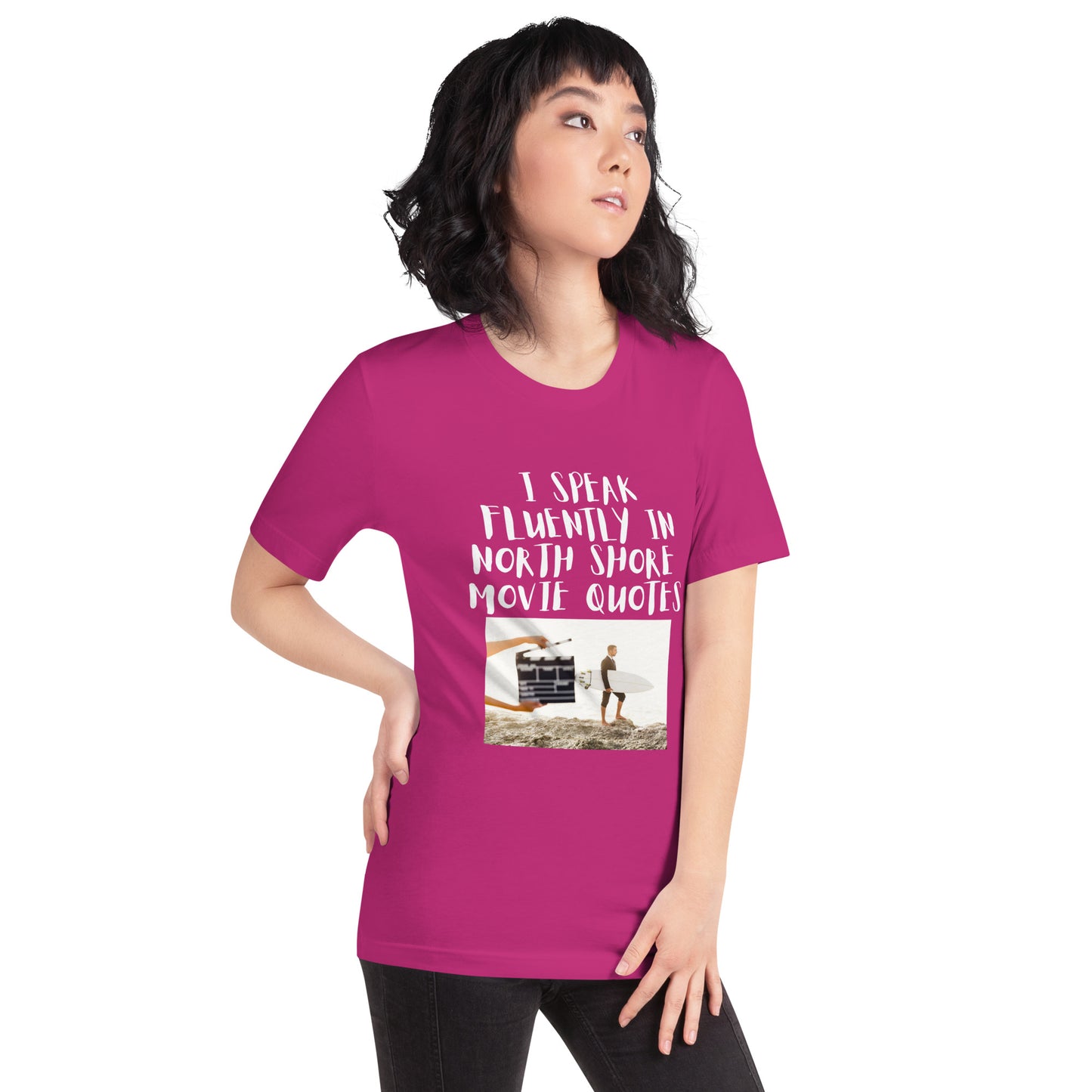 Unisex I speak fluently in North Shore movie quotes t-shirt