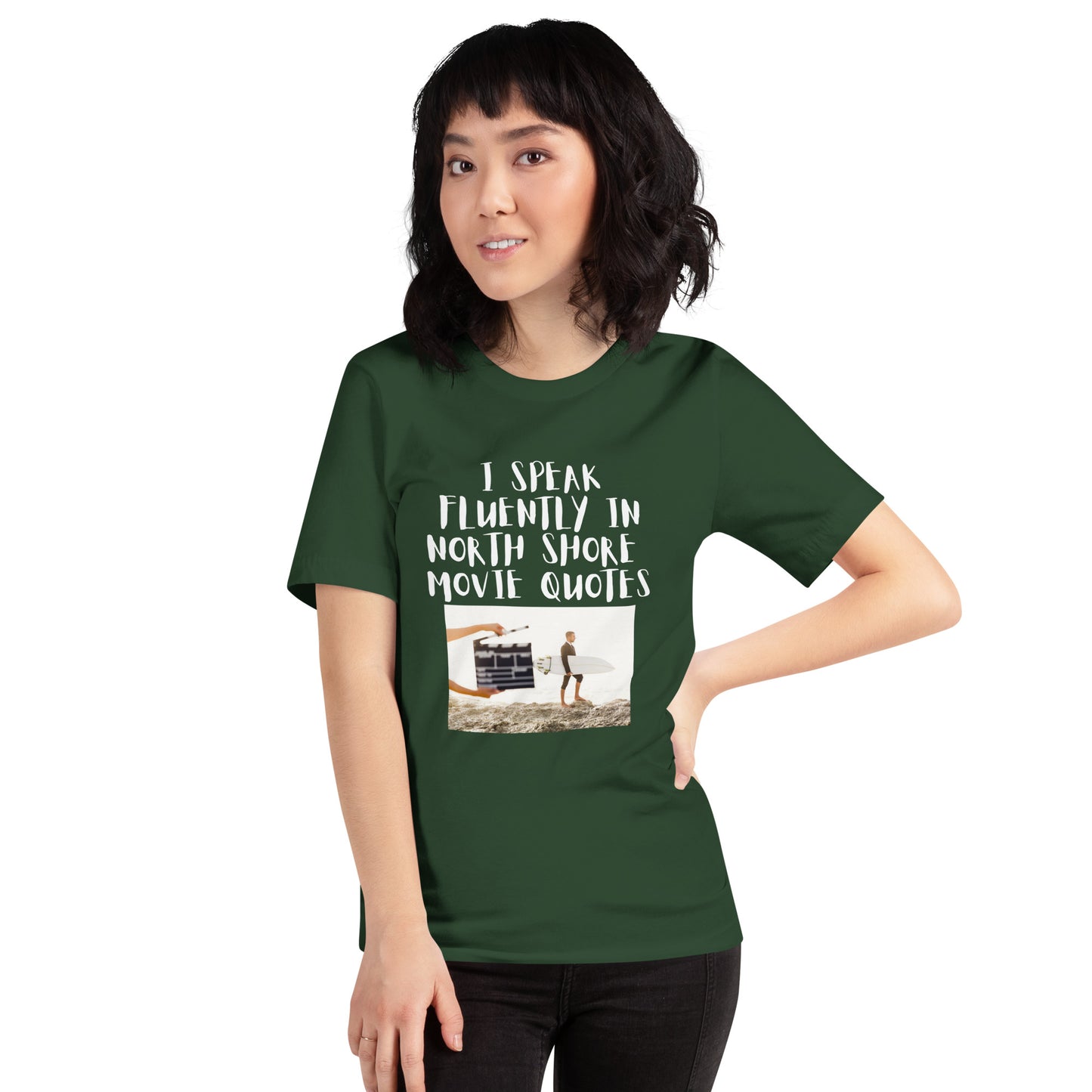 Unisex I speak fluently in North Shore movie quotes t-shirt