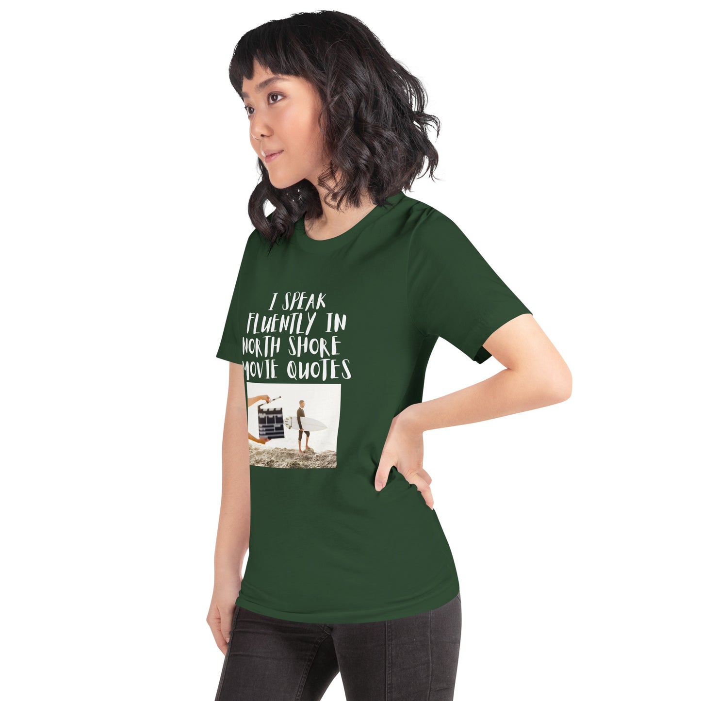 Unisex I speak fluently in North Shore movie quotes t-shirt