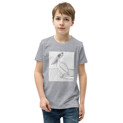 Pelican Hanging Ten, Youth Short Sleeve Unisex fit T-Shirt