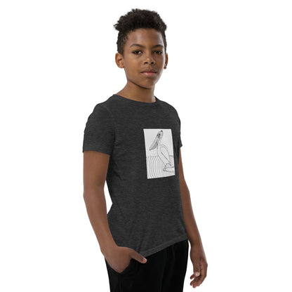Youth Short Sleeve T-Shirt, Pelican Hanging Ten