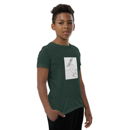 Youth Short Sleeve T-Shirt, Pelican Hanging Ten