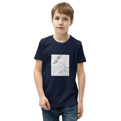 Youth Short Sleeve T-Shirt, Pelican Hanging Ten