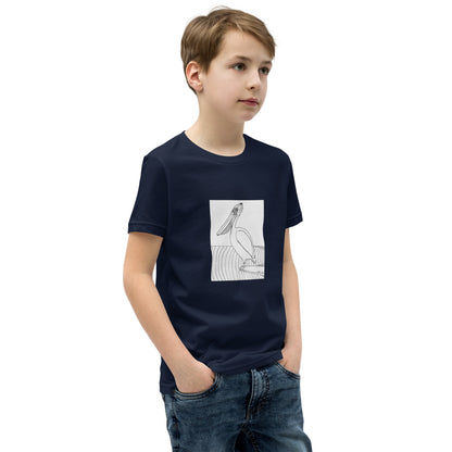 Youth Short Sleeve T-Shirt, Pelican Hanging Ten