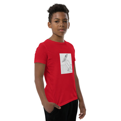 Youth Short Sleeve T-Shirt, Pelican Hanging Ten