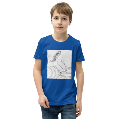Pelican Hanging Ten, Youth Short Sleeve Unisex fit T-Shirt