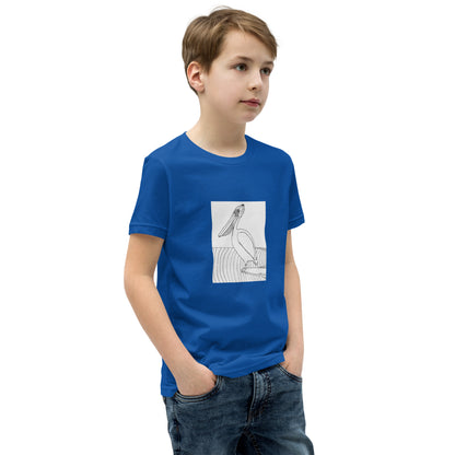 Youth Short Sleeve T-Shirt, Pelican Hanging Ten
